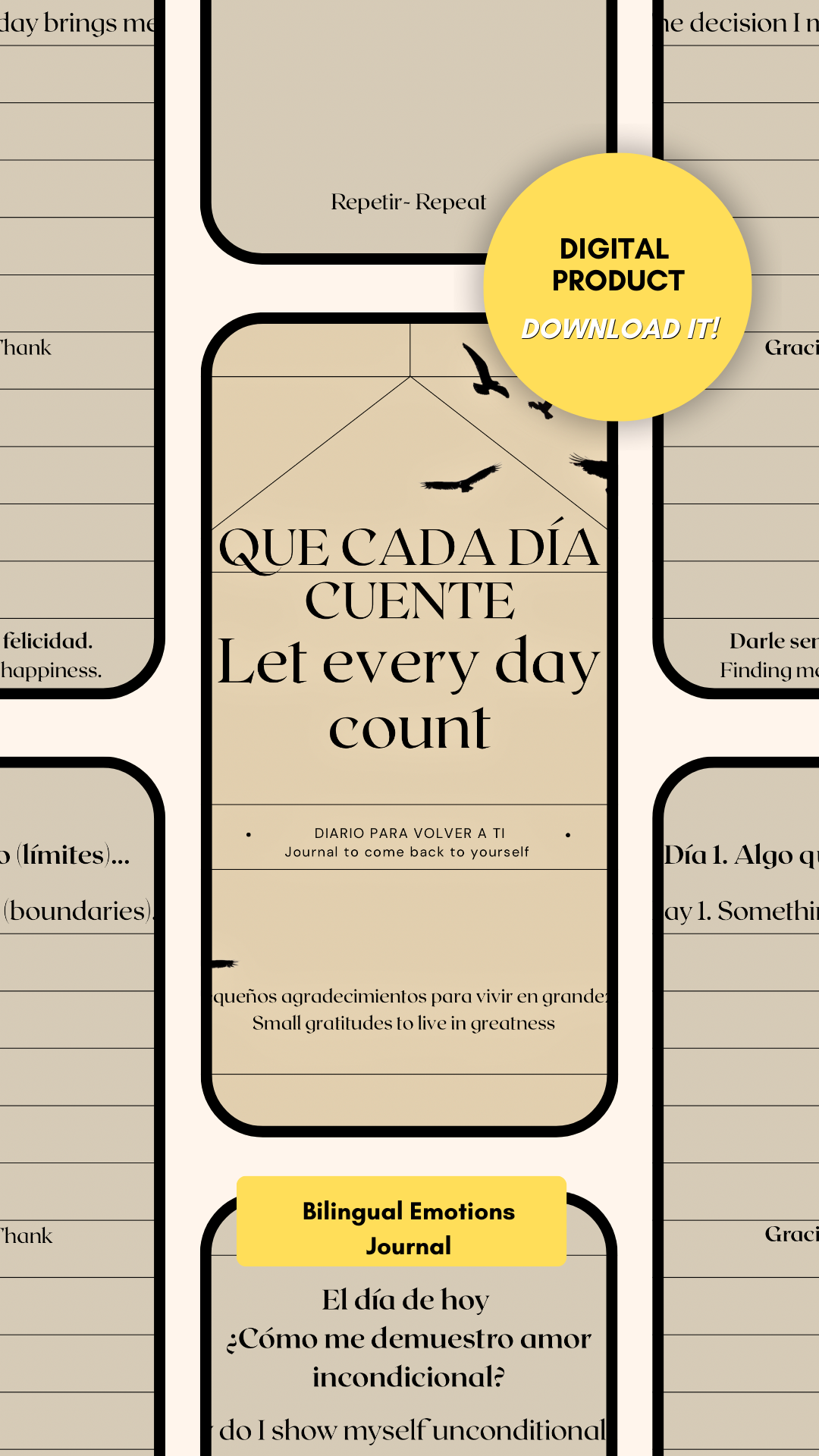 Diario de emociones/ Emotions Journal